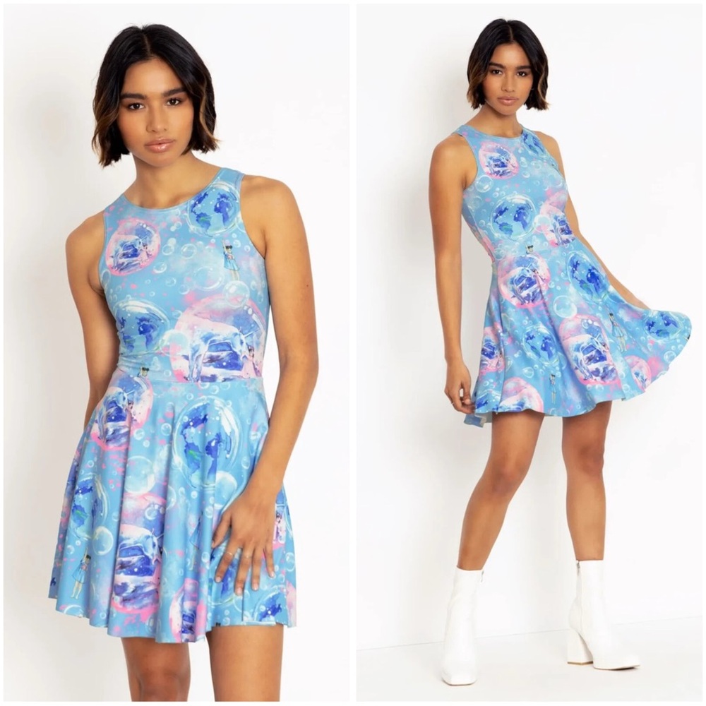 Blackmilk Living In A Bubble Princess Dress Lora Zombie Size XL NWT